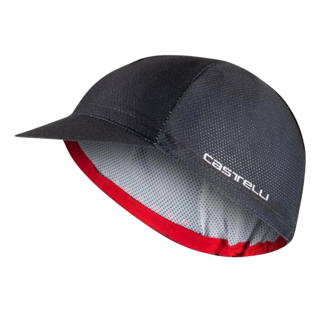Cappello Castelli Rosso Corsa 2 - Nero