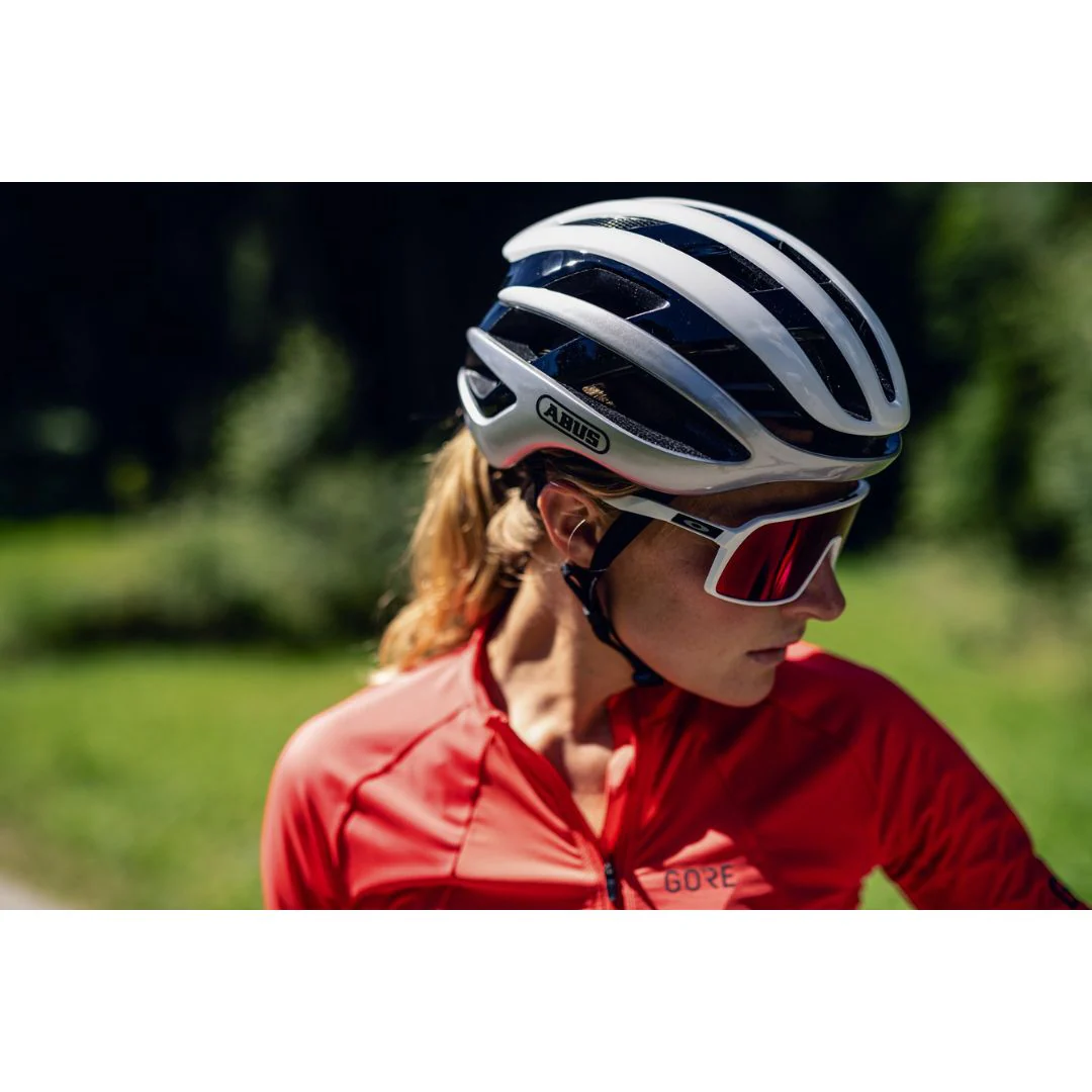 Casco Abus Airbreaker - Polar White Matt - Image 7
