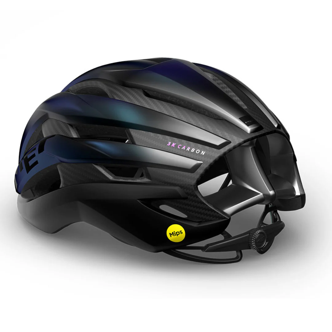 Casco Met Trenta 3K Carbon Mips - Blu Iridescente - Image 3
