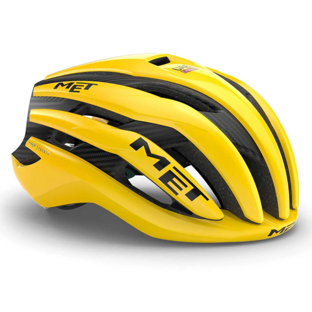 Casco Met Trenta 3K Carbon Mips - Jaune Limited Edition