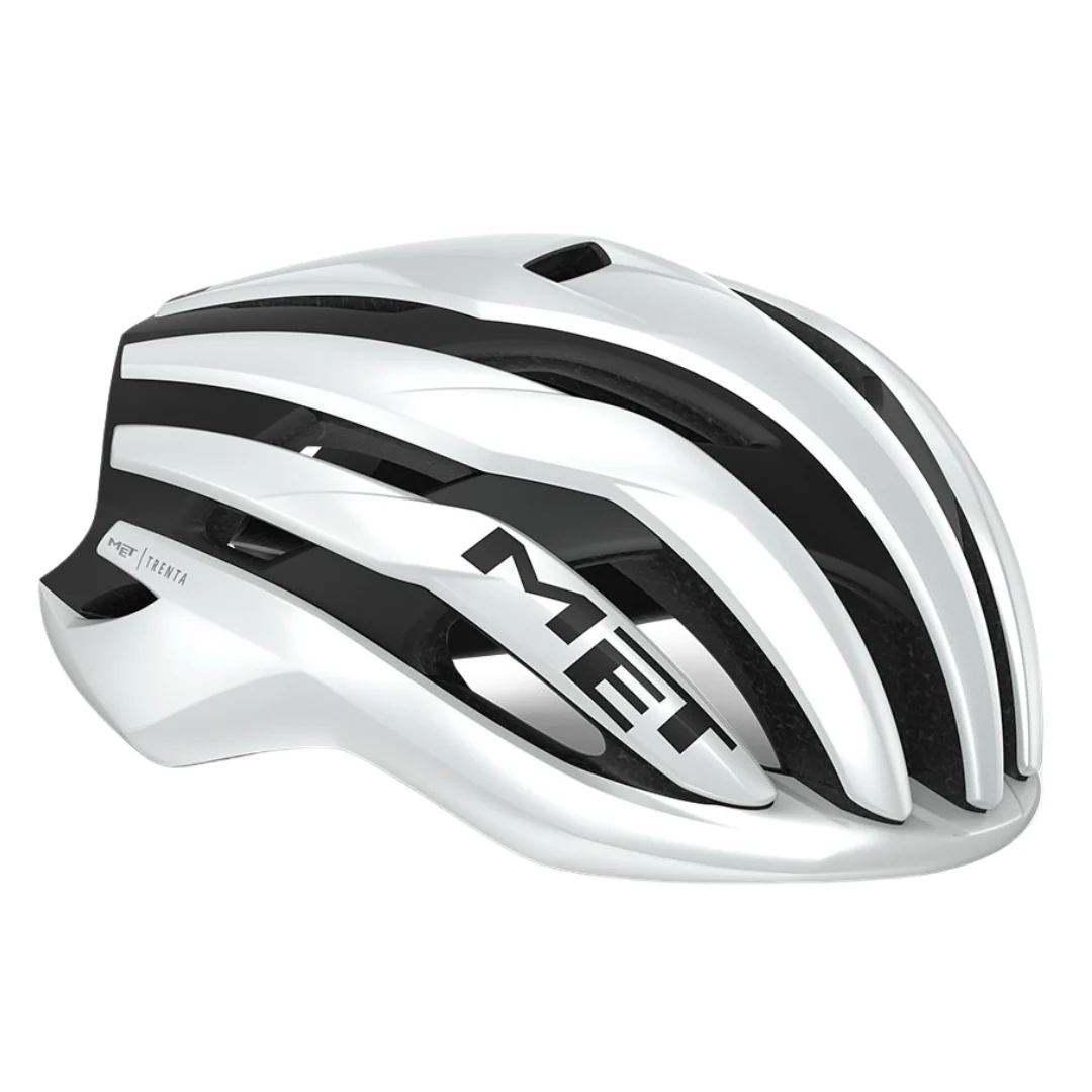 Casco Met Trenta Mips - Bianco Nero Opaco Lucido