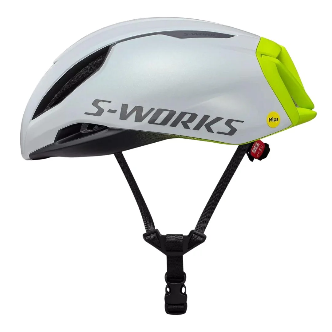 Casco S-Works Evade 3 - Grigio/Giallo Fluo - Image 2