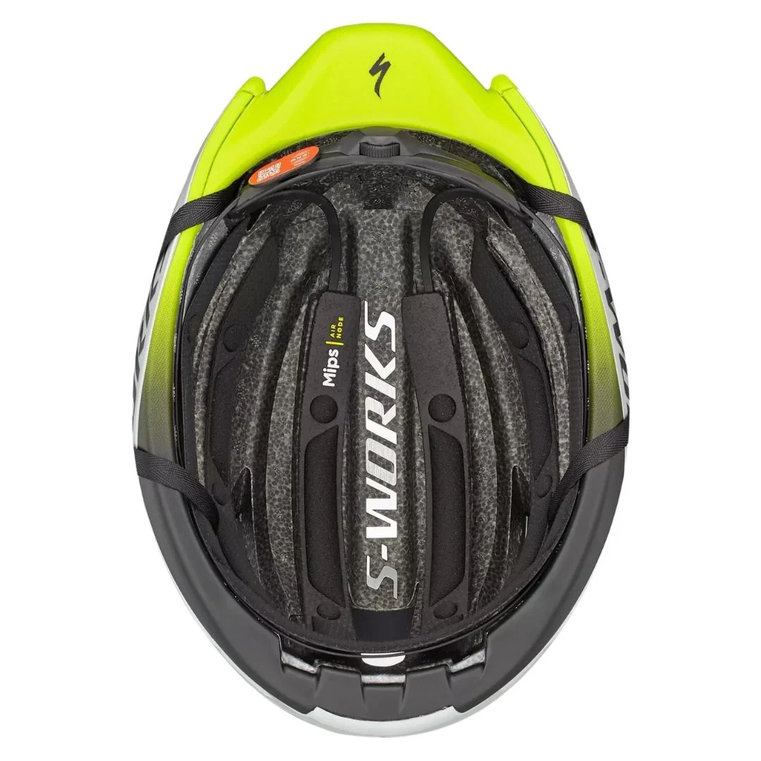Casco S-Works Evade 3 - Grigio/Giallo Fluo - Image 7