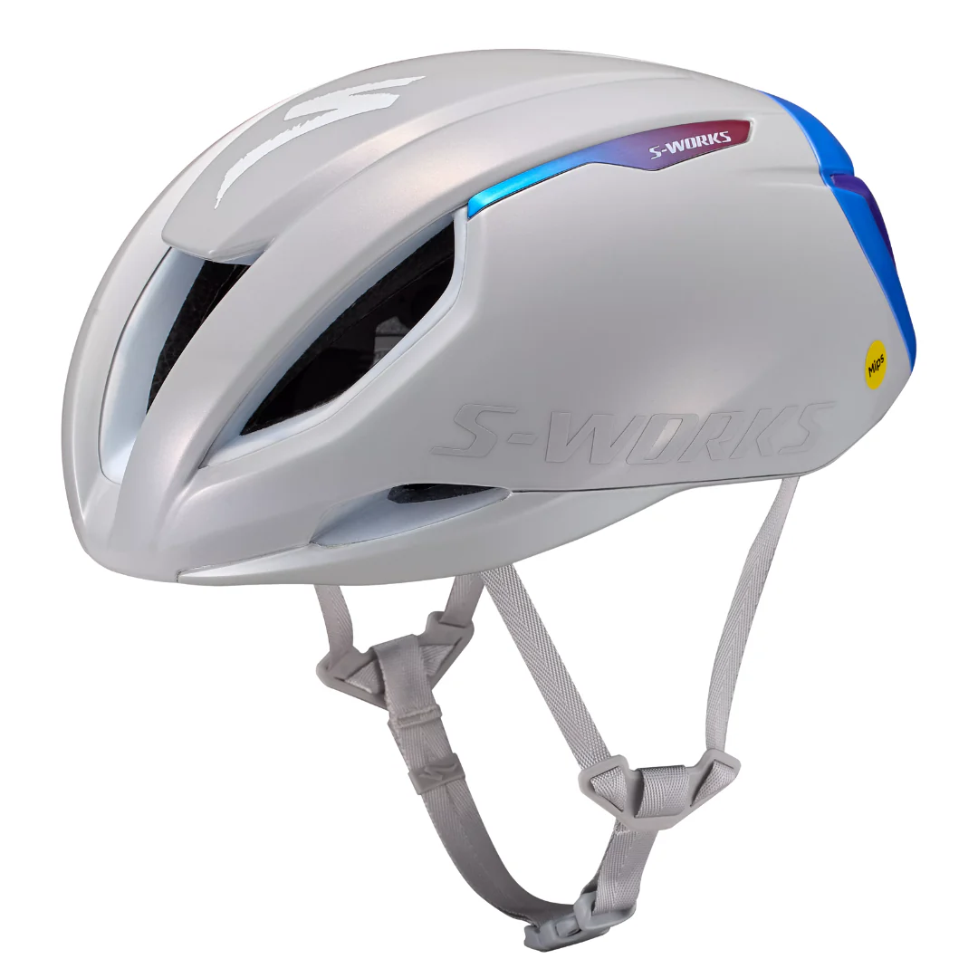 Casco Specialized S-Works Evade 3 - Grigio/Blu/Rosa