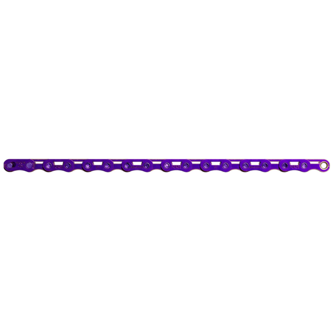 Catena Sram Force E1 Flattop 114 Maglie 12/13v PowerLock - Viola