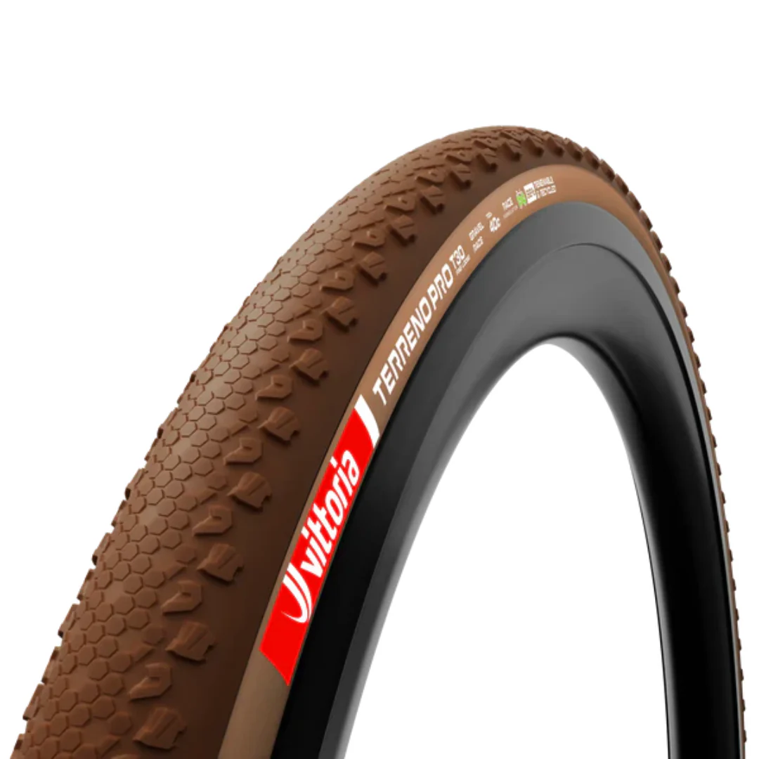 Copertone Vittoria Terreno PRO T30 Fine Loose Gravel Race - Marrone Naturale