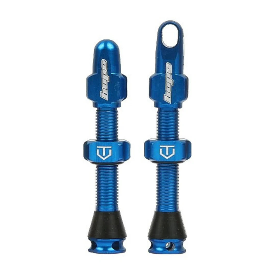 Coppia di Valvole Tubeless Hope 40mm - Blu