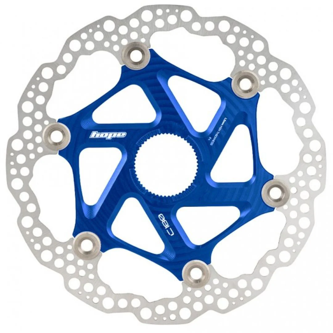 Disco Hope Flottante Centrelock MTB 160mm - Blu