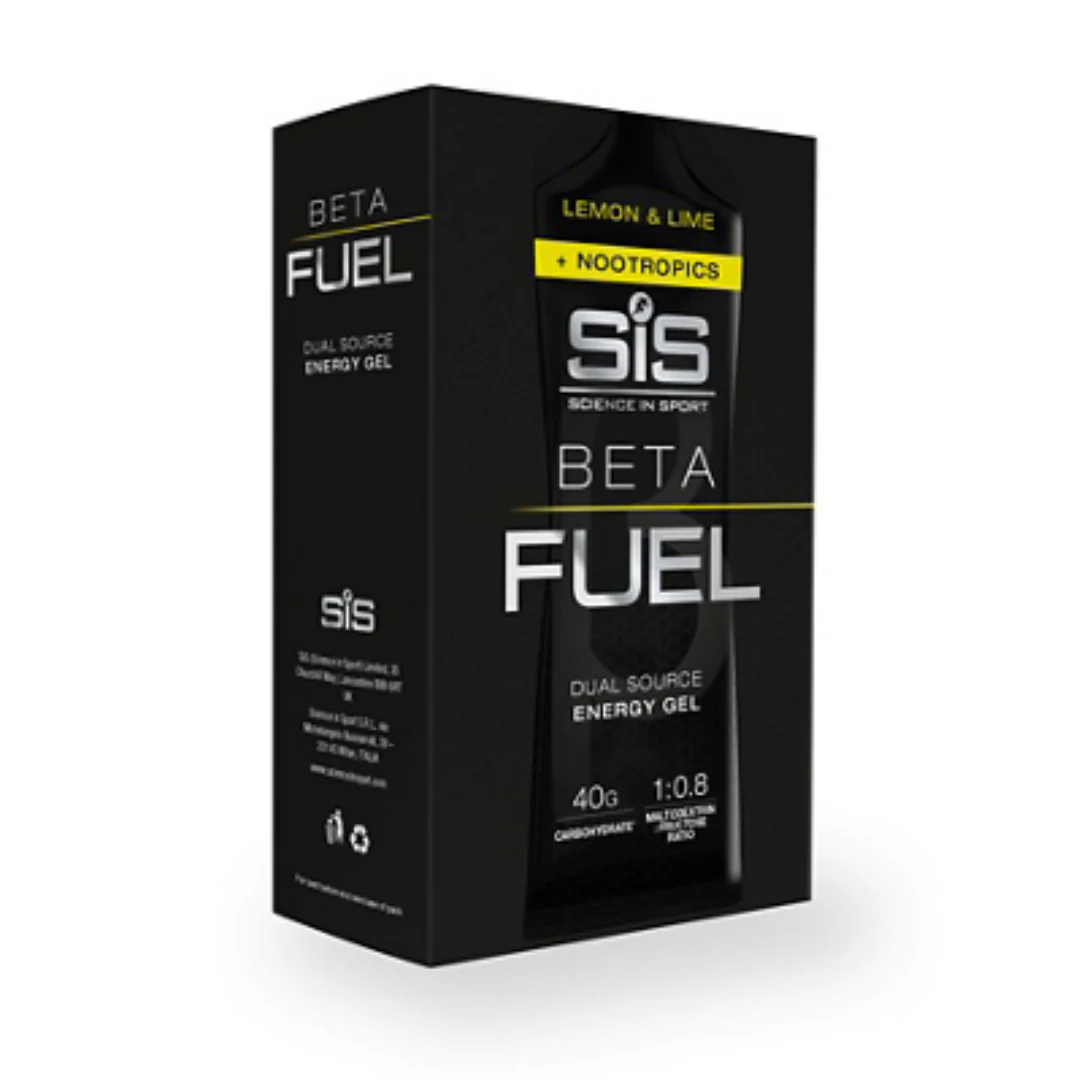 Gel SIS Beta Fuel + Nootropics 6x60ml - Limone e Lime