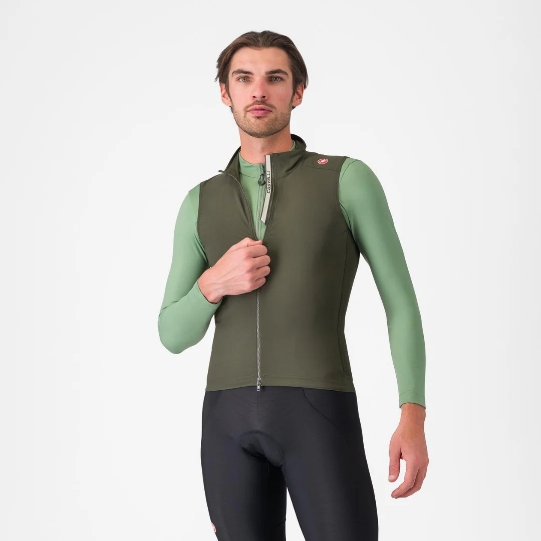 Gilet Castelli Espresso Vest - Verde Scuro