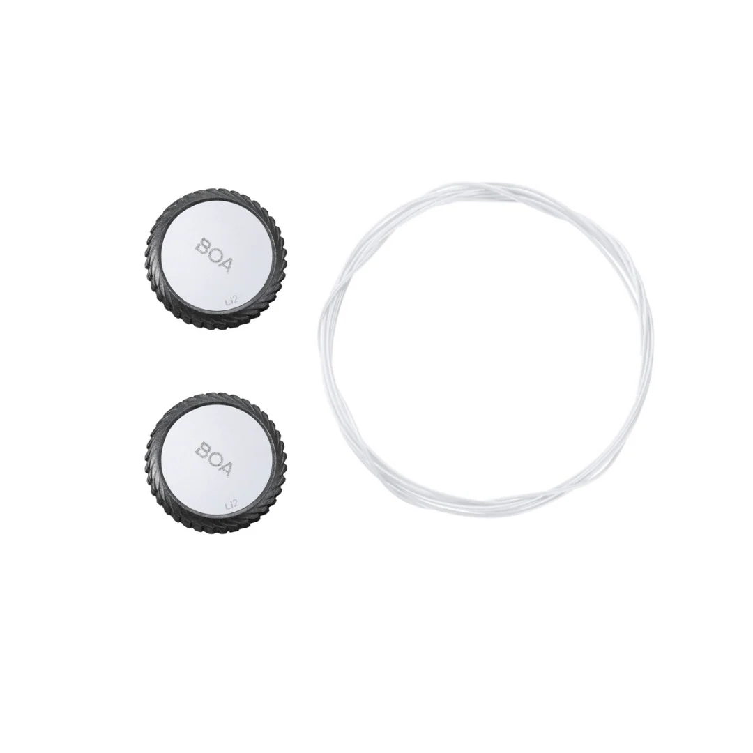 Kit BOA Fit System per Doppi Pomelli Li2 per RC902 - Sinistro, Bianco