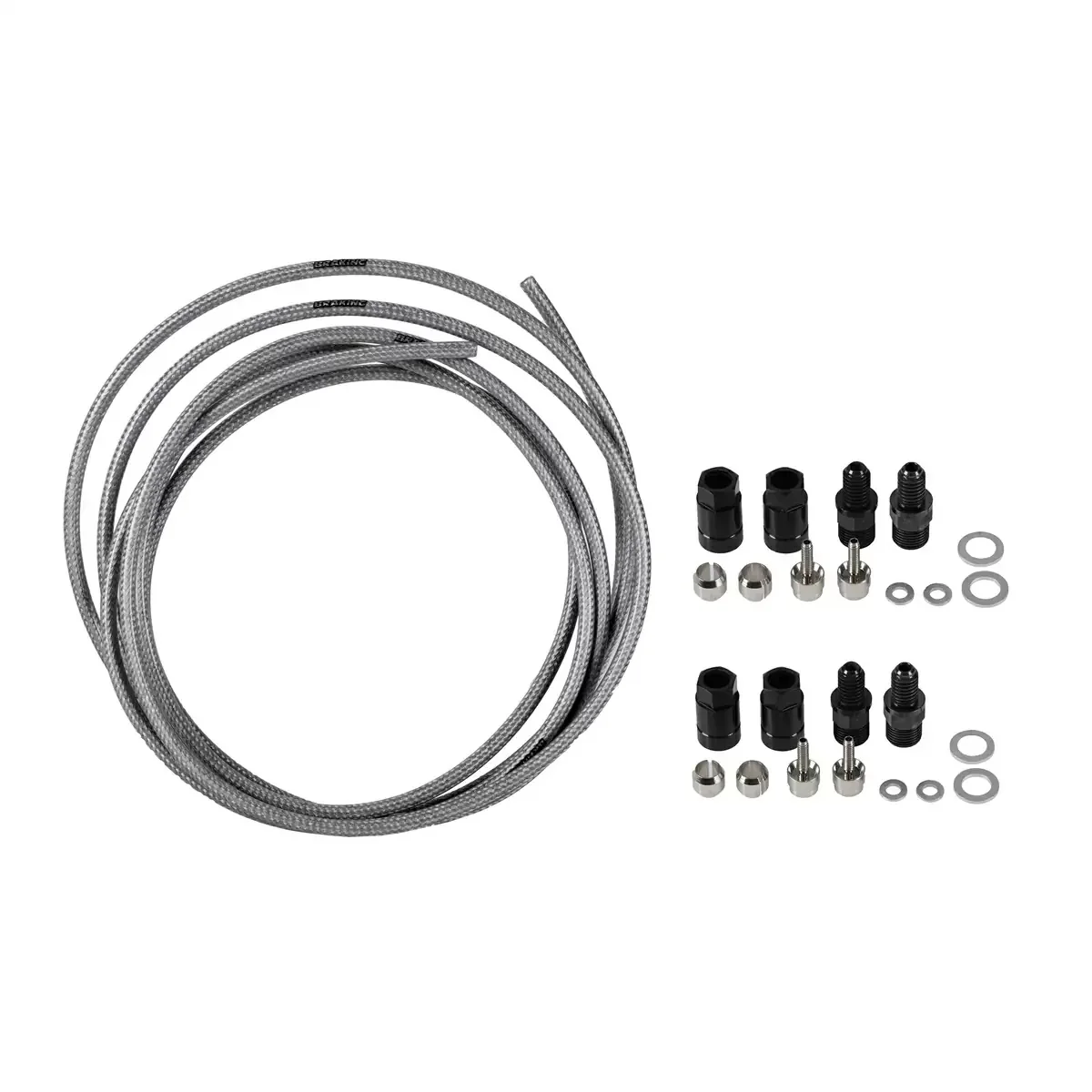 Kit Braking Tubo Freno Idraulico Acciaio Intrecciato 5mm