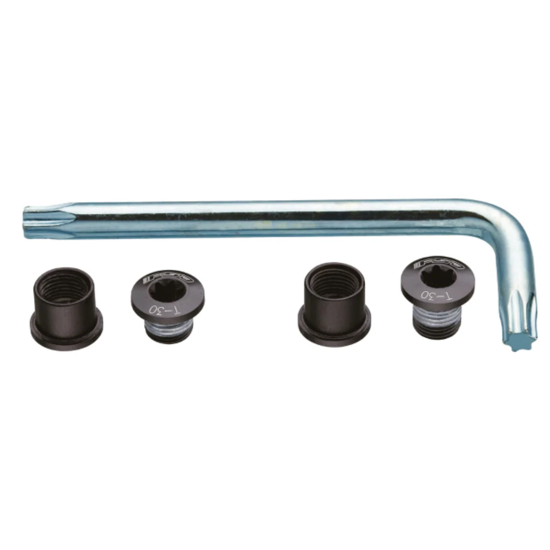 Kit Bulloni Corone 10pz 5mm T30 - Nero