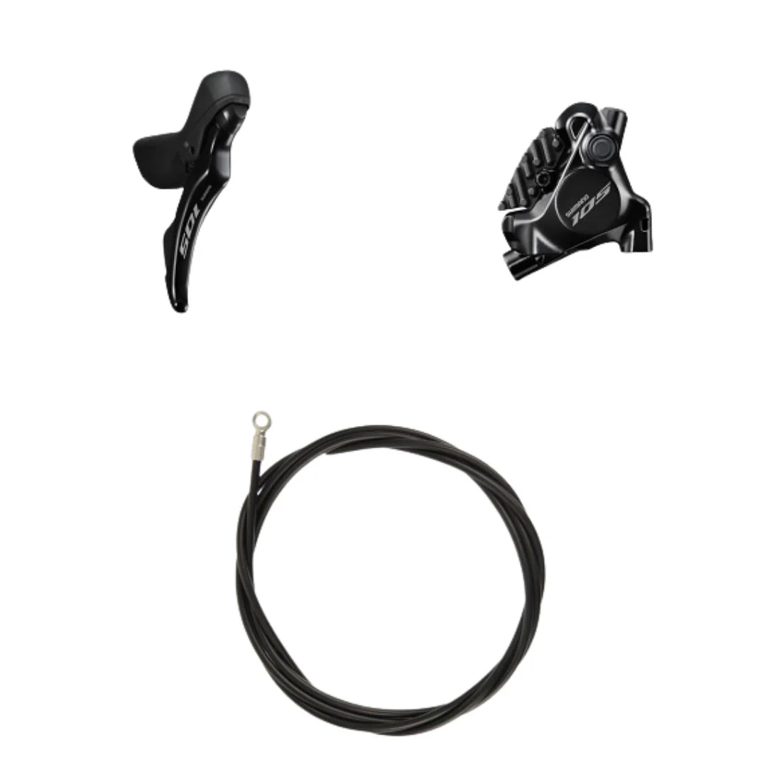 Kit Freno Shimano 105 Disco Posteriore ST-R7120 + BR-7170 + Tubo