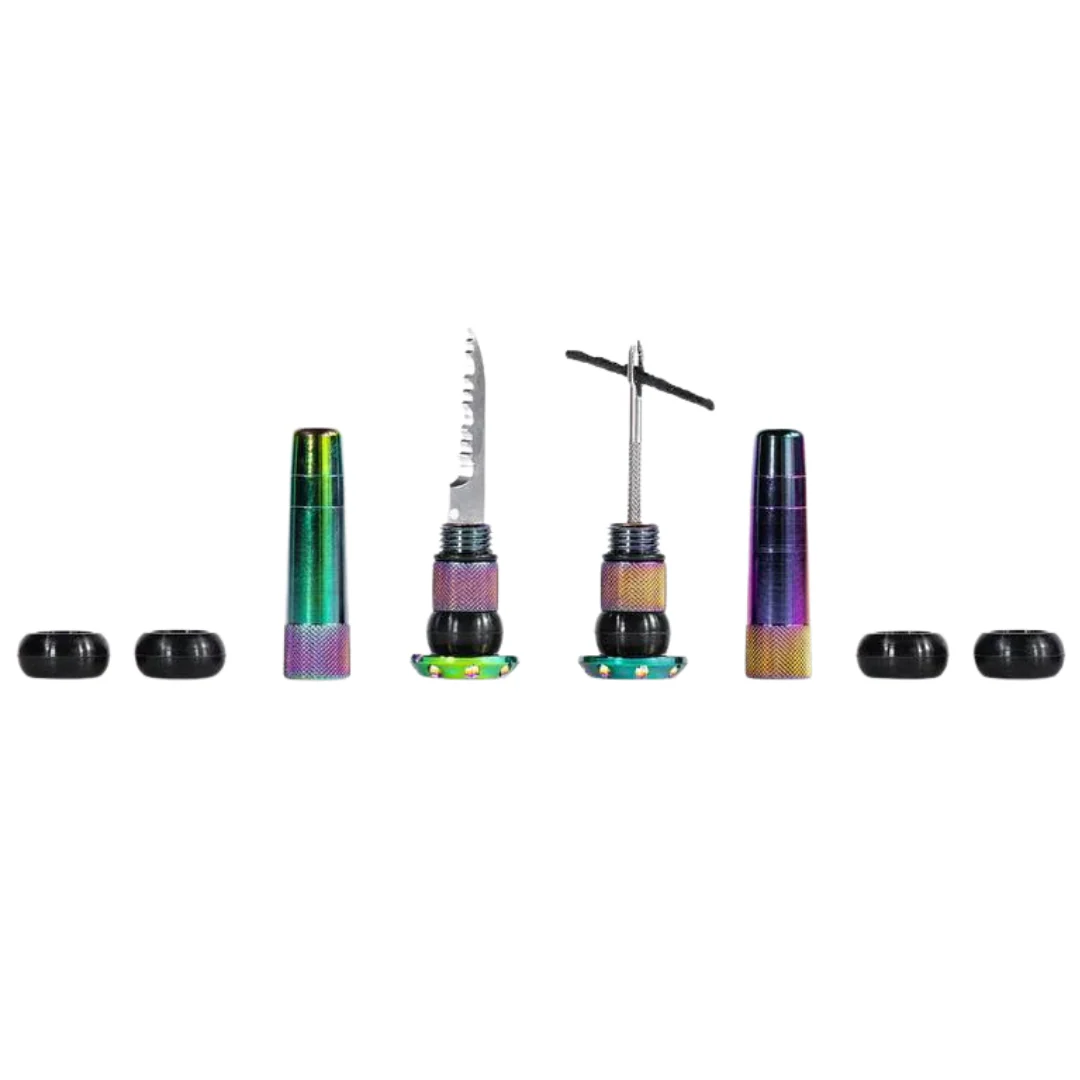 Kit Muc-Off Riparazione Stealth Tubeless Puncture Plugs - Iridescente