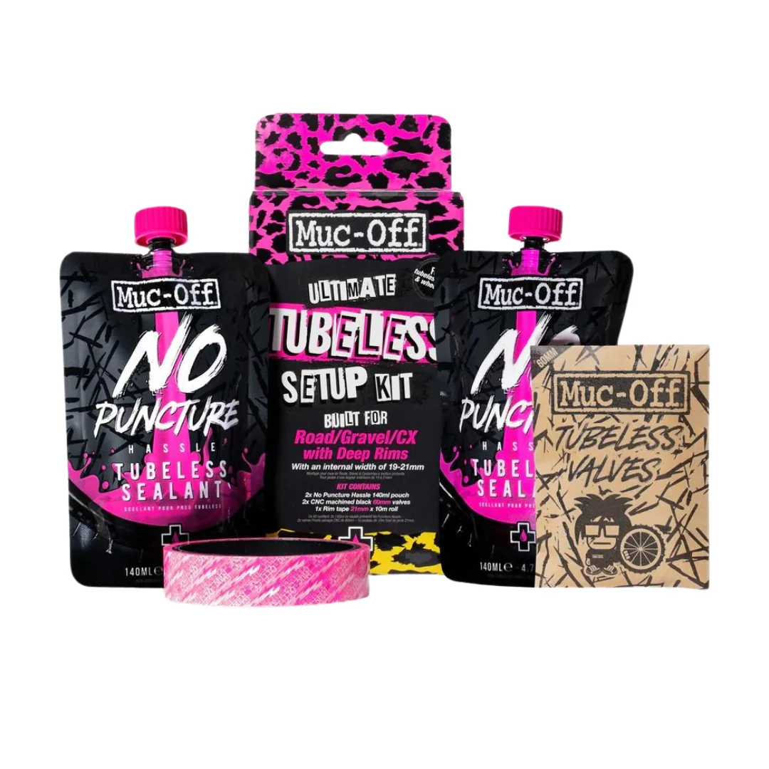 Kit Ultimate Tubeless Setup Muc-Off Strada 60mm