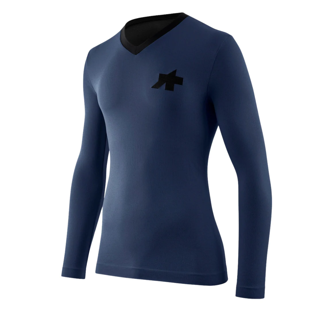 Maglia Assos Tactica LS Tech T5 - Blu - Image 3