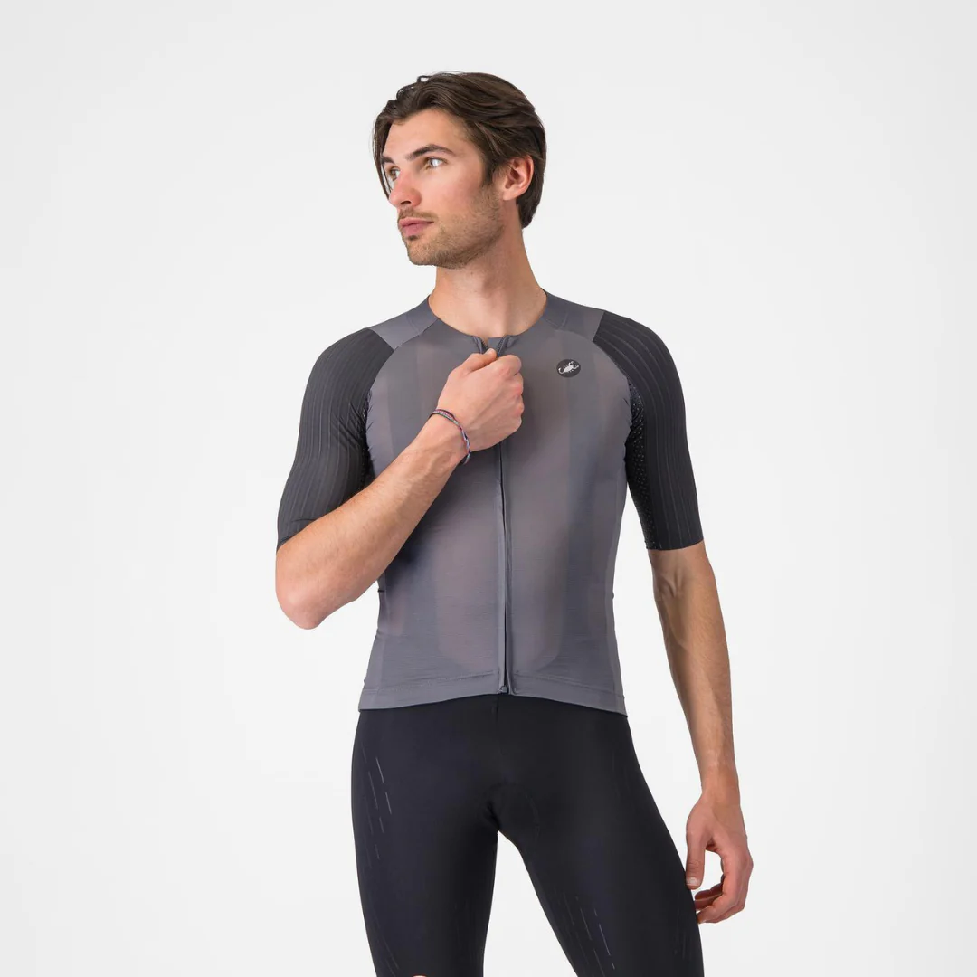 Maglia Castelli Aero Race 8S - Grigio