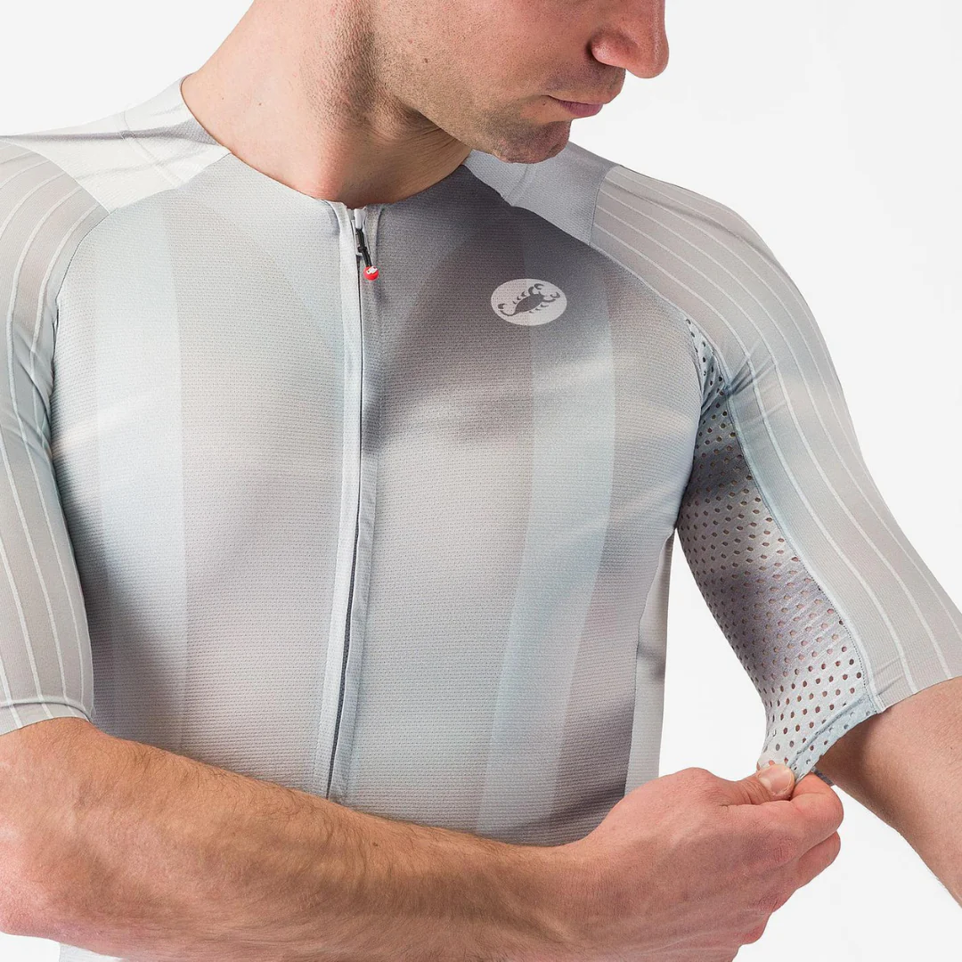 Maglia Castelli Aero Race 8S - Grigio Chiaro - Image 3