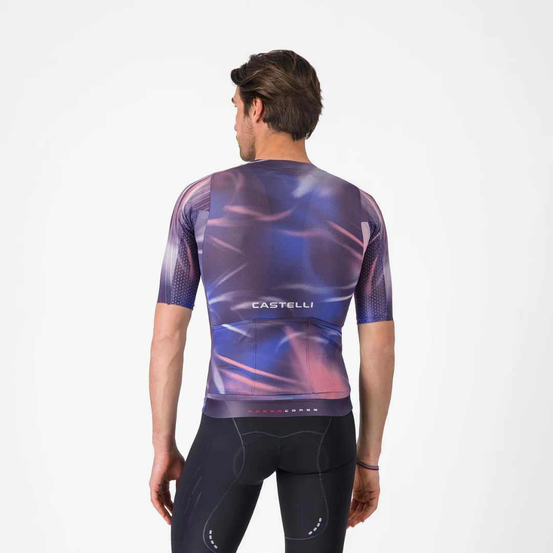 Maglia Castelli Aero Race 8S - Viola/Rosa Giro - Image 2