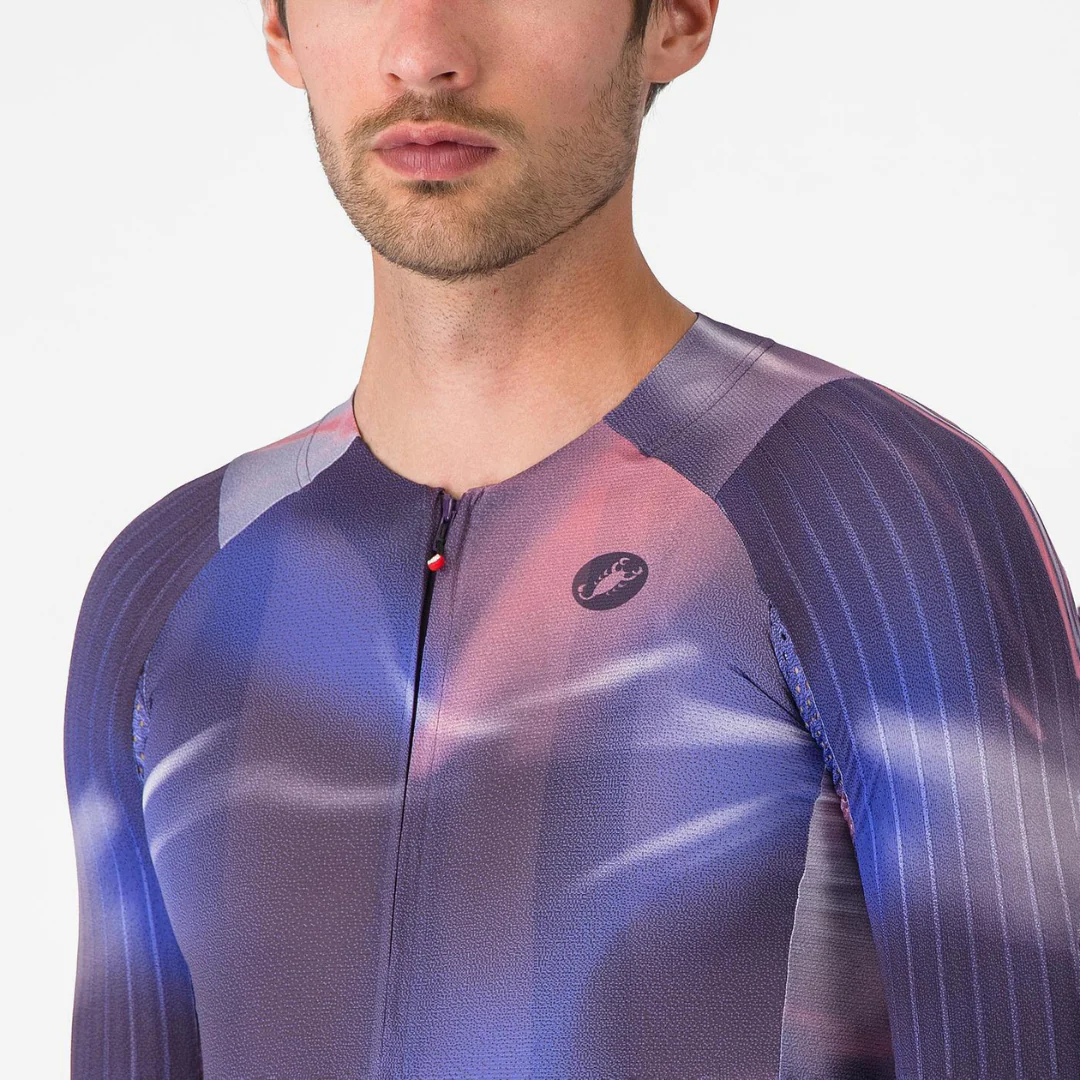 Maglia Castelli Aero Race 8S - Viola/Rosa Giro - Image 3