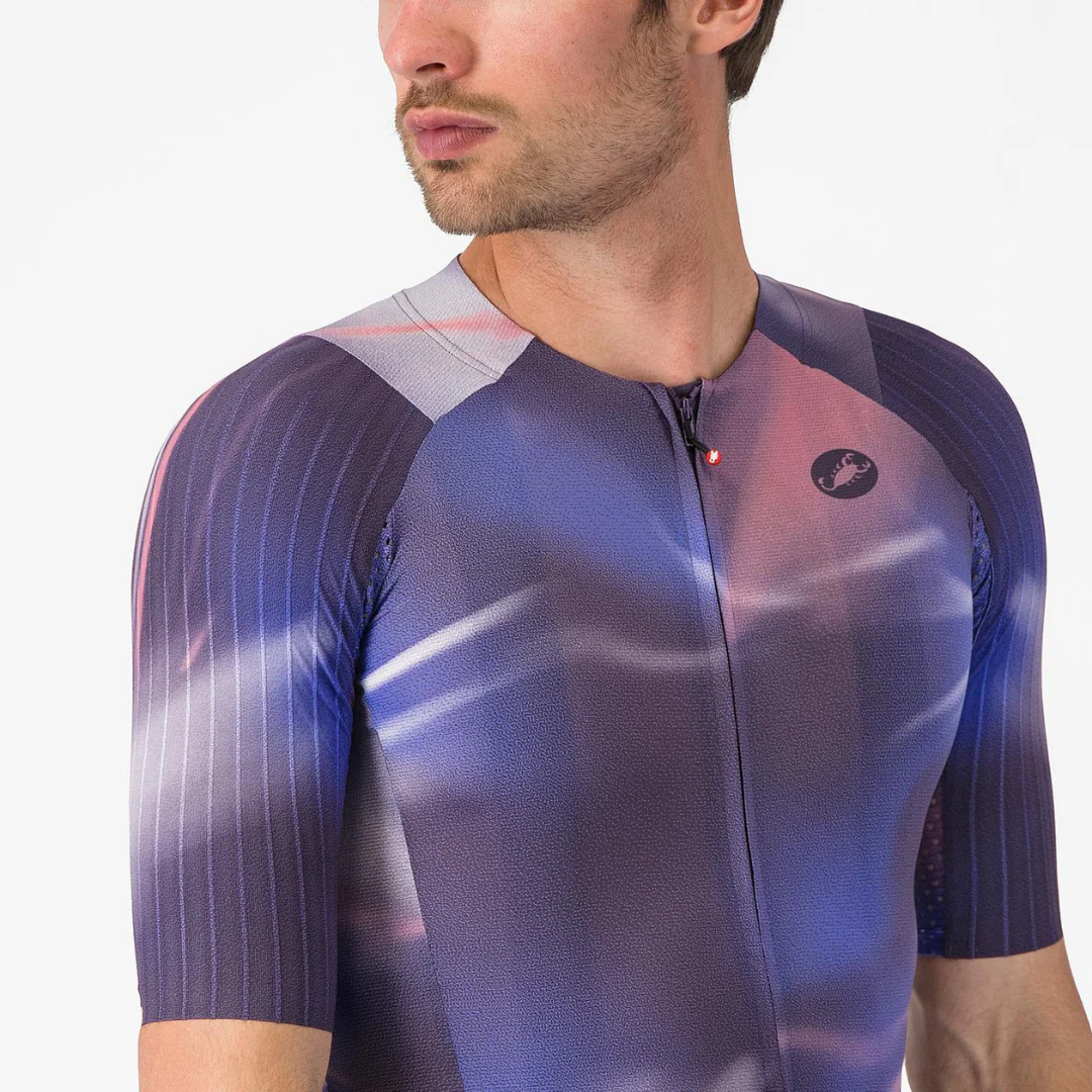 Maglia Castelli Aero Race 8S - Viola/Rosa Giro - Image 4