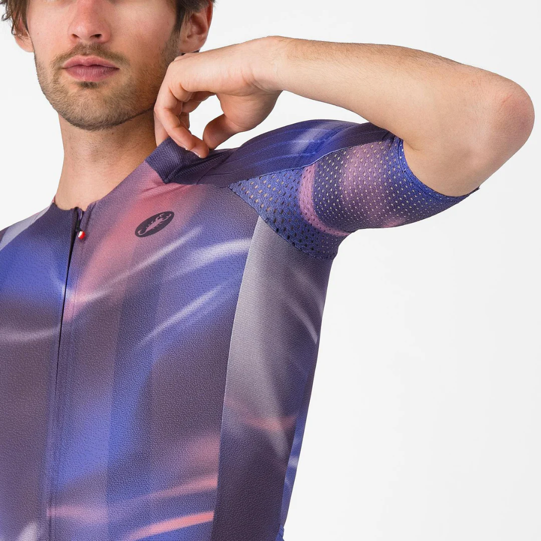 Maglia Castelli Aero Race 8S - Viola/Rosa Giro - Image 5