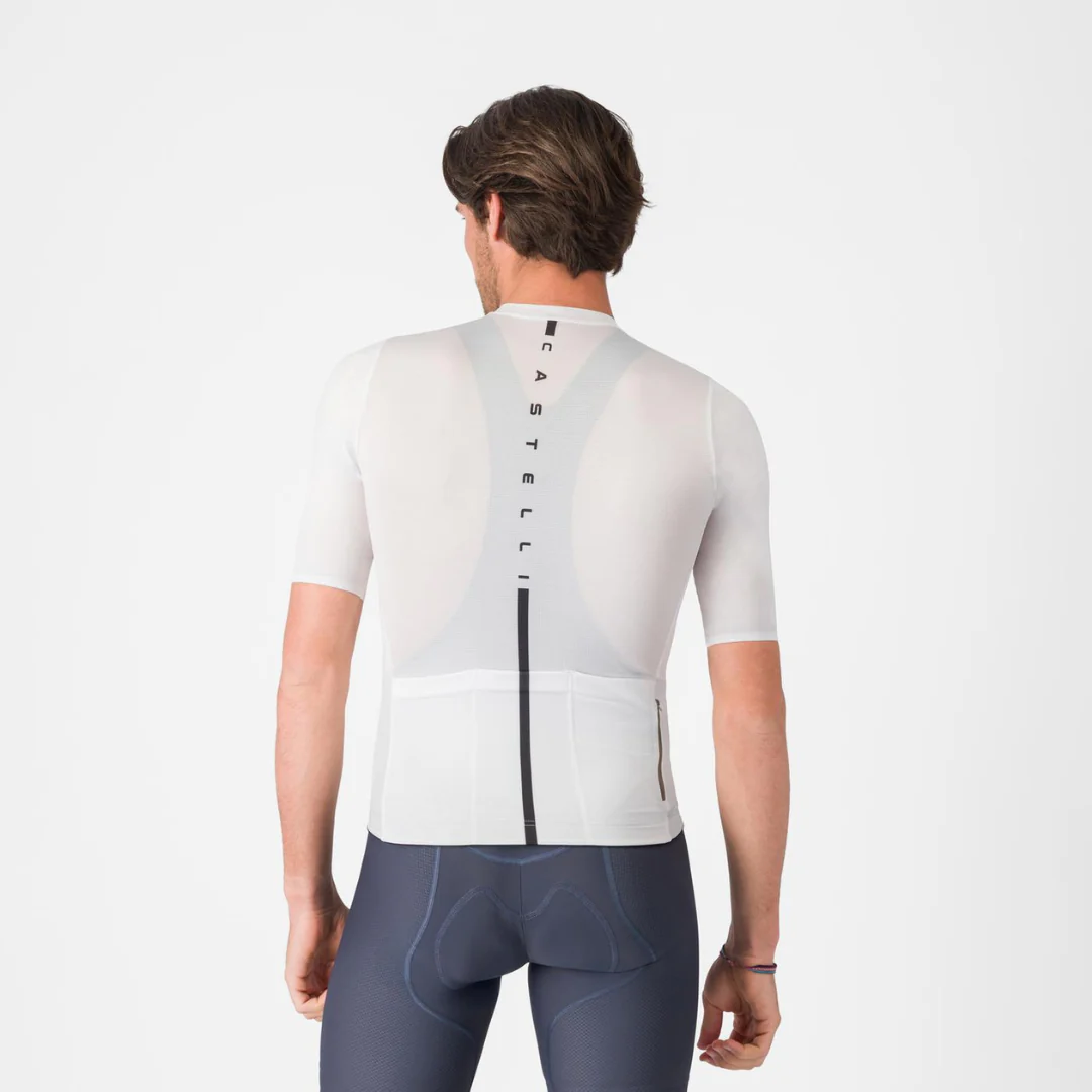 Maglia Castelli Drittone Logo - Bianco - Image 2