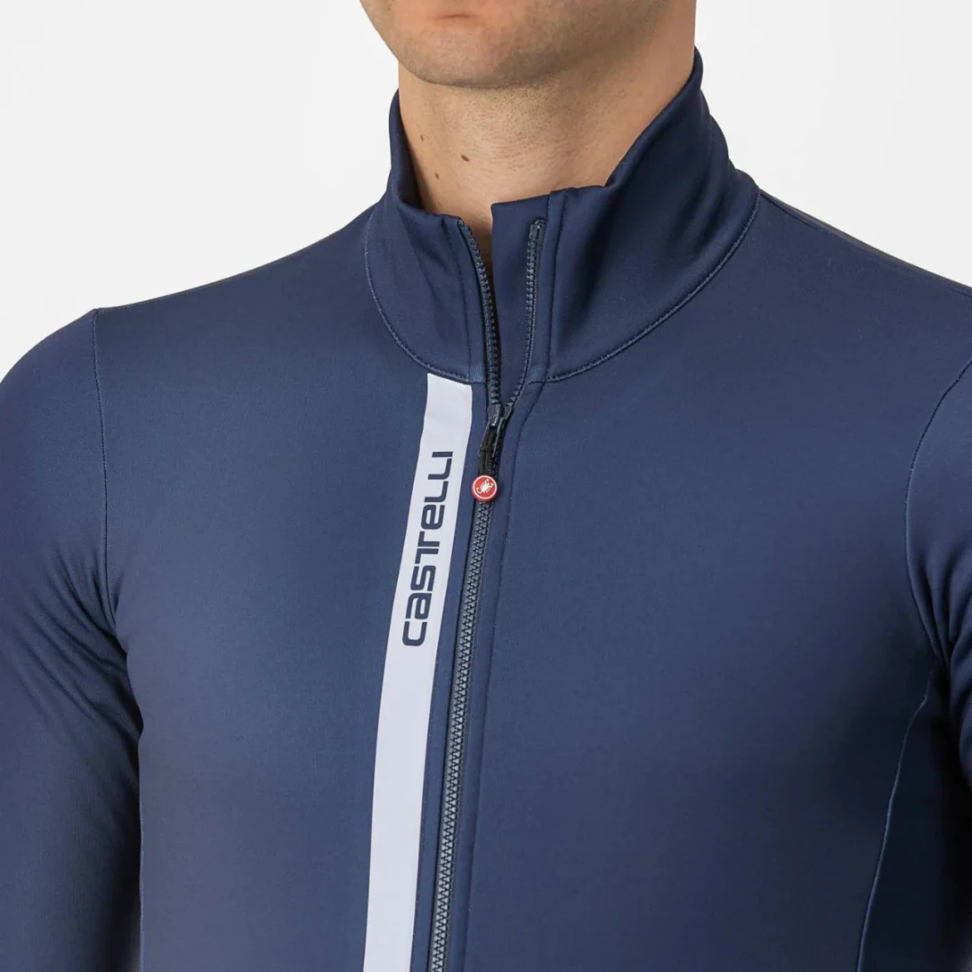 Maglia Castelli Entrata Thermal Jersey - Blu - Image 3