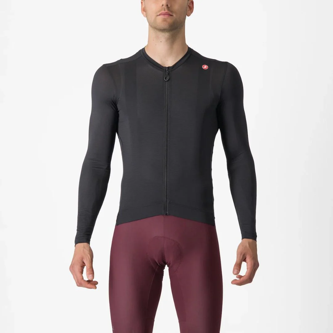 Maglia Castelli Espresso LS Jersey - Nero