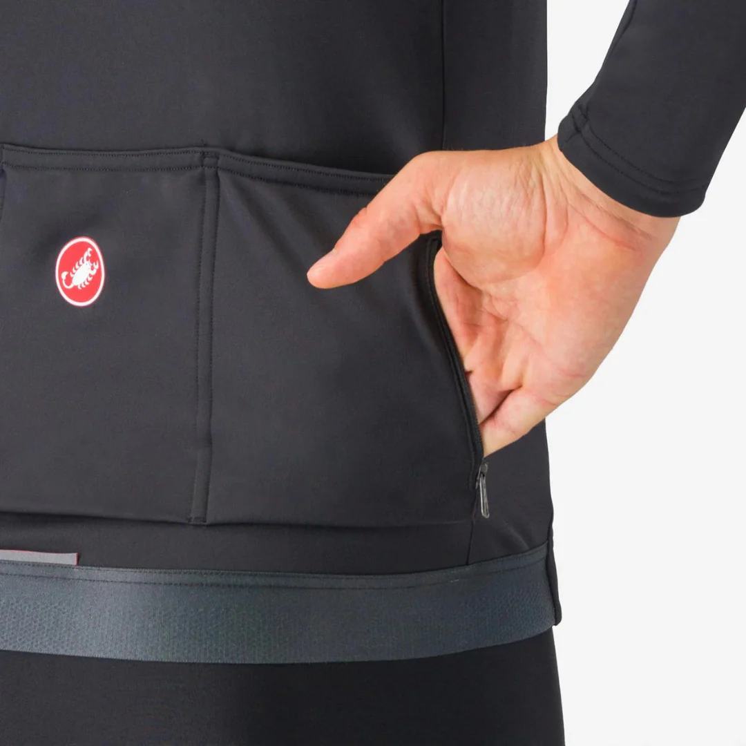 Maglia Castelli Espresso Thermal Jersey - Nero - Image 5