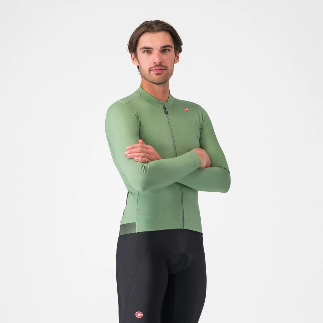 Maglia Castelli Espresso Thermal Jersey - Verde