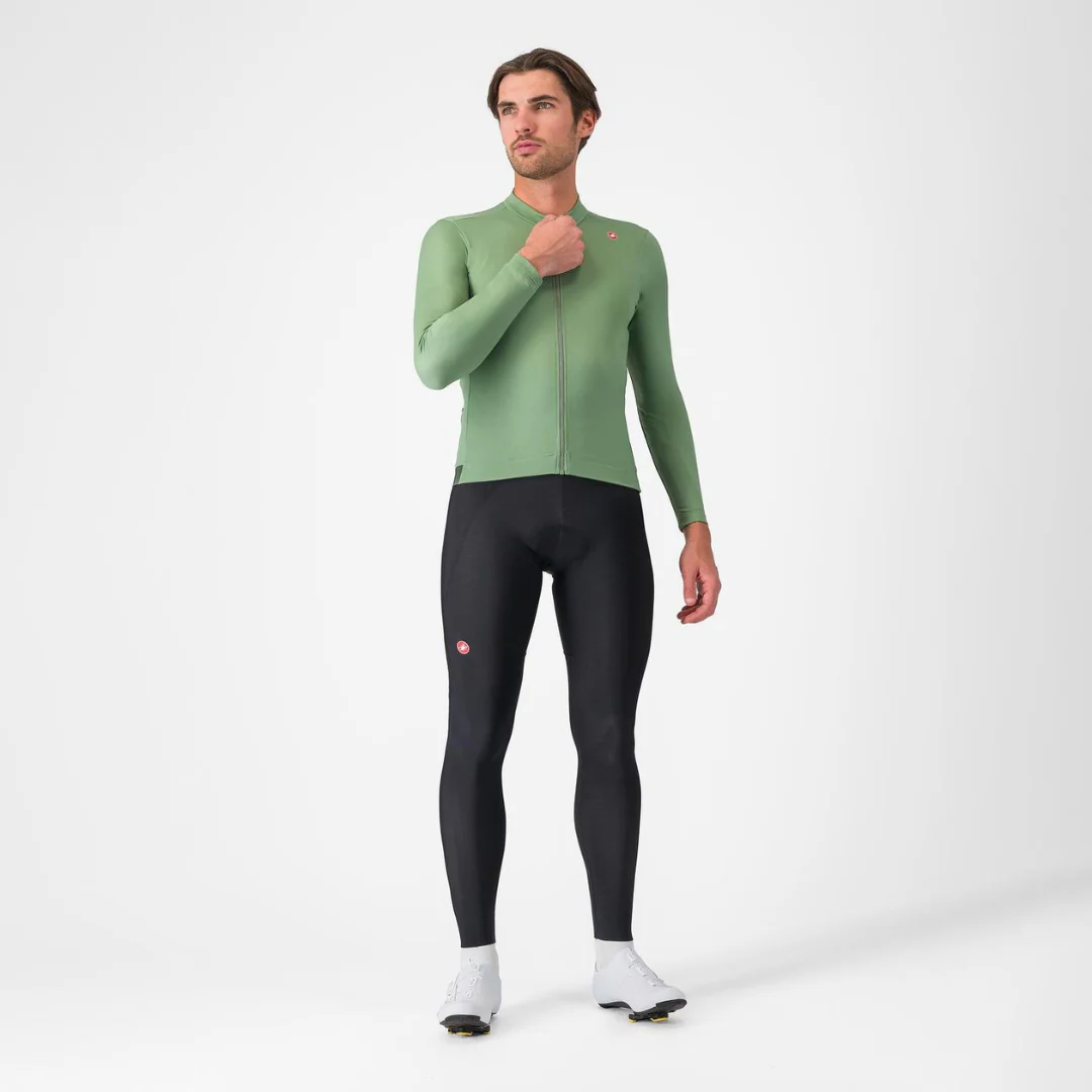 Maglia Castelli Espresso Thermal Jersey - Verde - Image 6