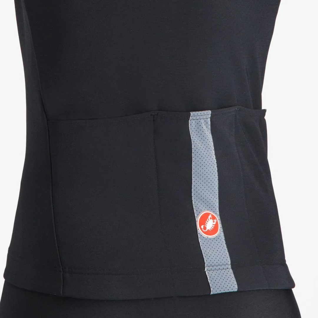 Maglia Castelli Tutto Nano RoS W - Nero - Image 5