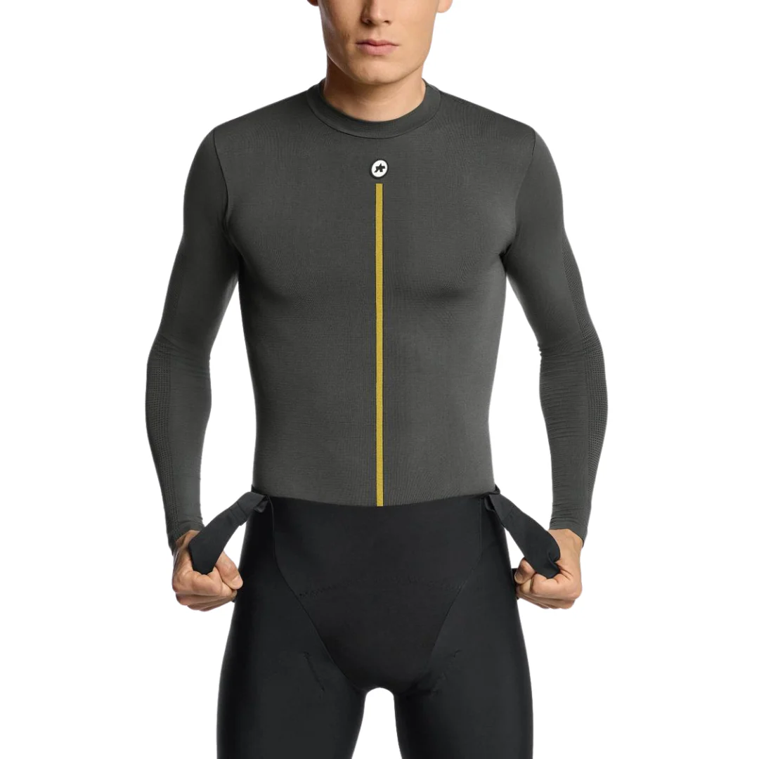 Maglia Intima Assos Spring Fall LS Skin Layer P1 - Antracite - Image 4