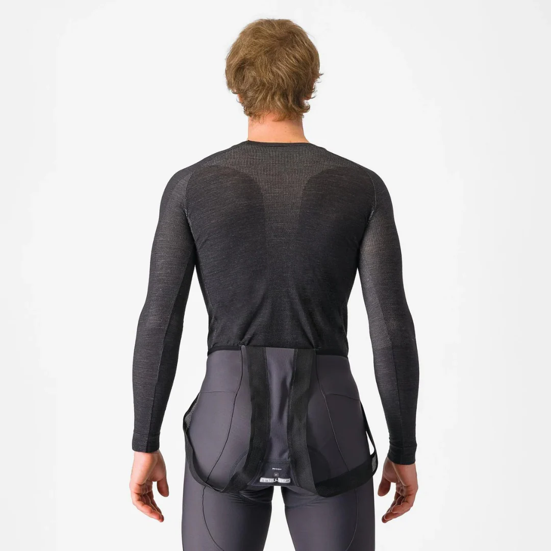 Maglia Intima Castelli Merino Seamless Baselayer - Nero - Image 2