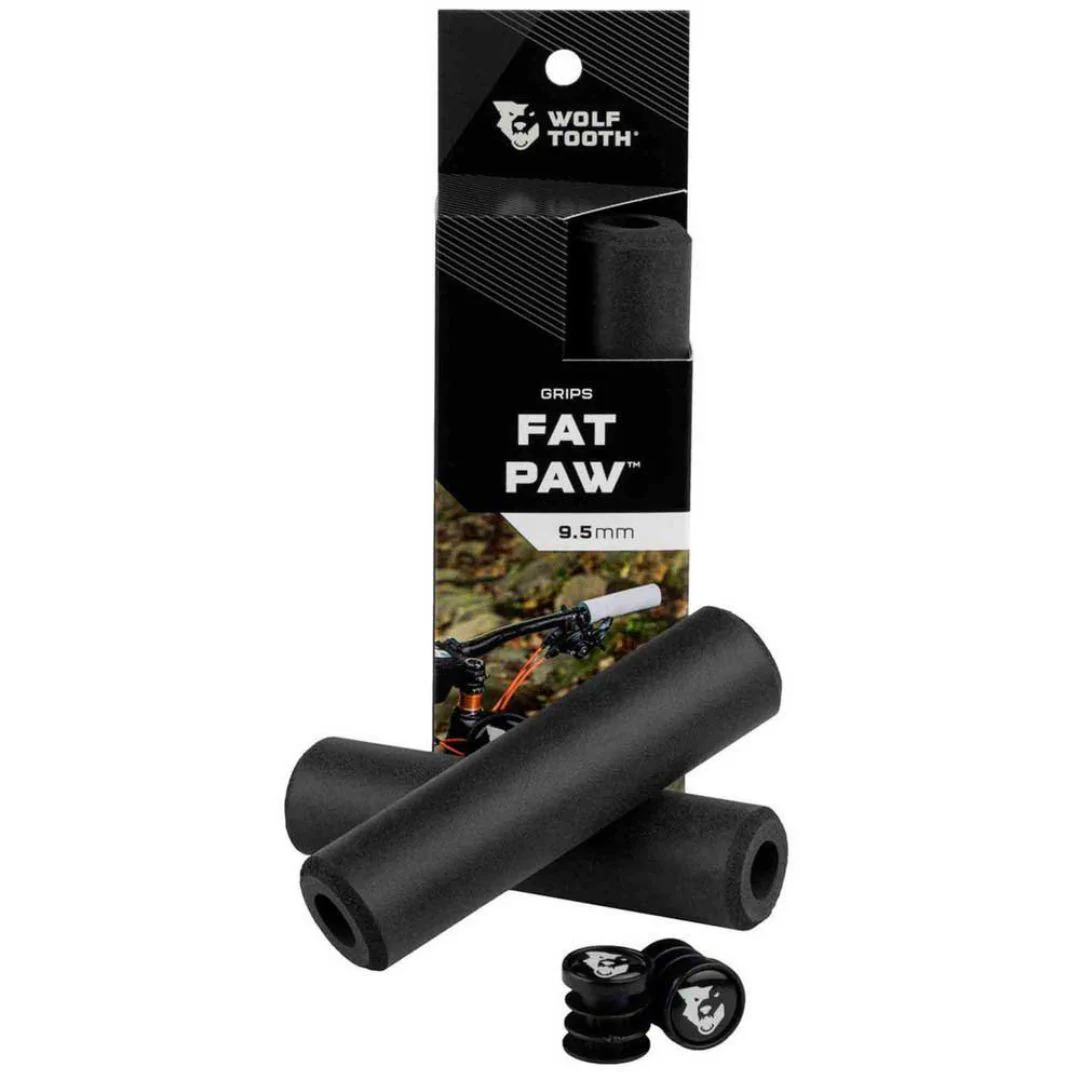 Manopole Wolf Tooth in Silicone Fat Paw 9,5mm - Nero - Image 2