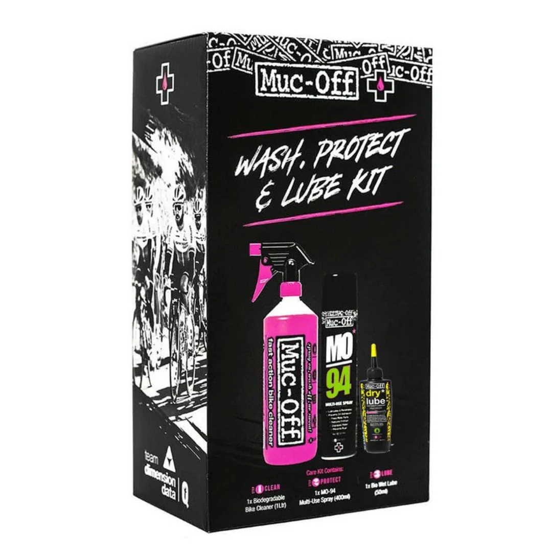 Kit Muc-Off Pulizia, Lubrificazione e Protezione (Dry Lube)