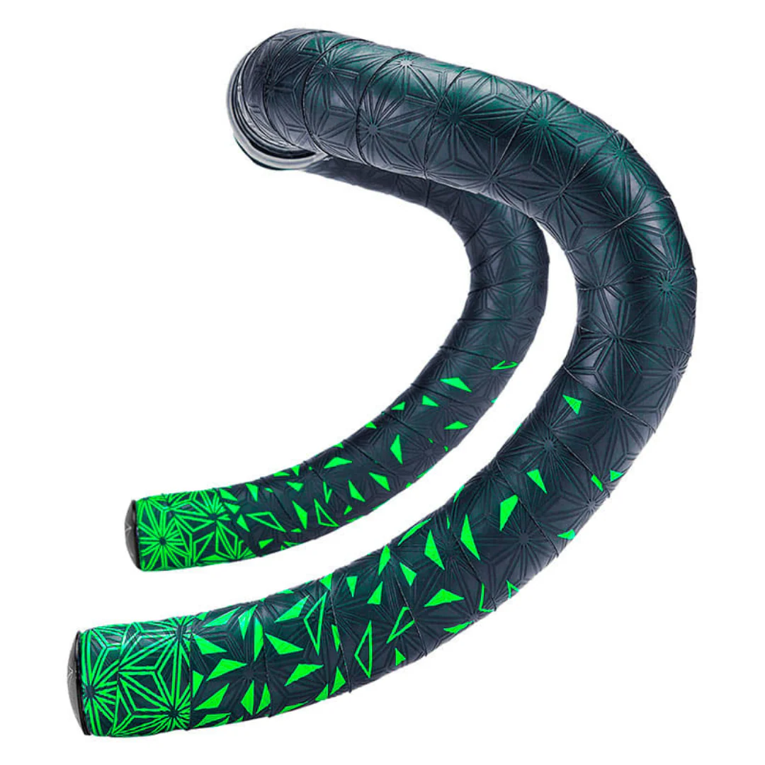 Nastro Manubrio Supacaz Super Sticky Kush Star Fade - Neon Green