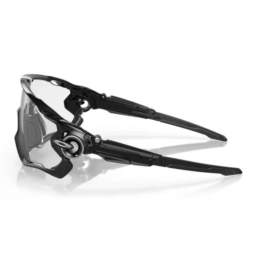 Occhiali Oakley Jawbreaker - Polished Black / Clear Black Photo Irid - Image 3