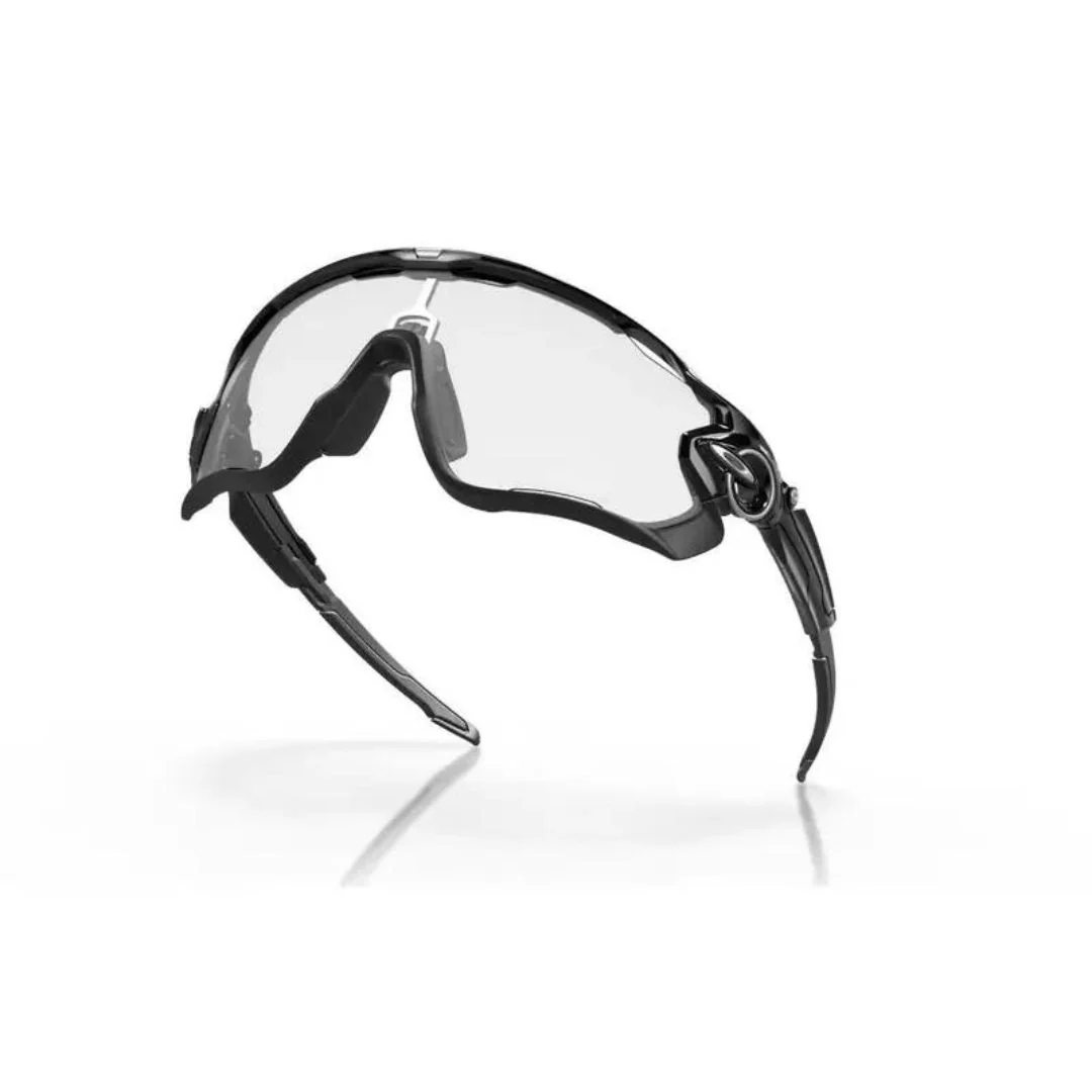 Occhiali Oakley Jawbreaker - Polished Black / Clear Black Photo Irid - Image 4