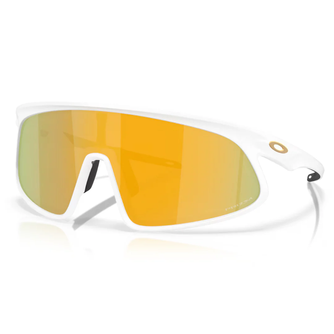 Occhiali Oakley RSLV - Matte White / Prizm 24K