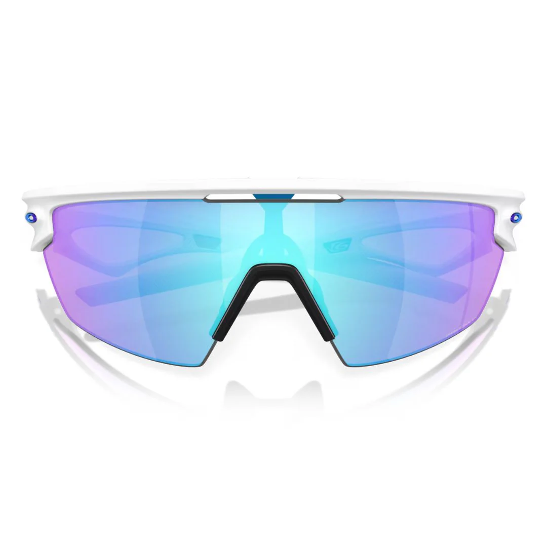 Occhiali Oakley Sphaera - Matte White / Prizm Sapphire Polarized - Image 3
