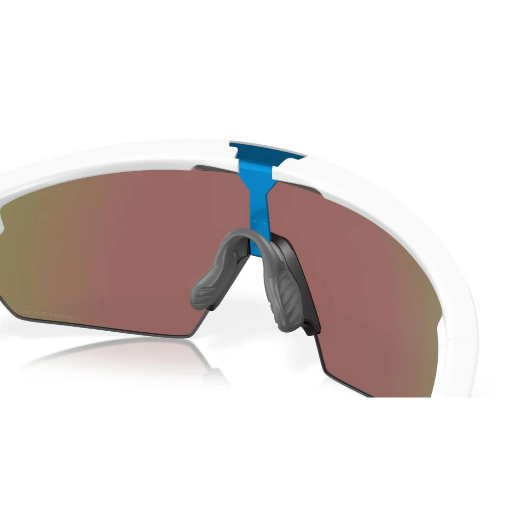 Occhiali Oakley Sphaera - Matte White / Prizm Sapphire Polarized - Image 7