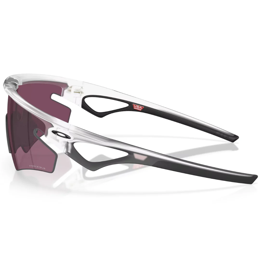 Occhiali Oakley Sphaera Slash - Trasparente Opaco/Prizm Road Black - Image 4