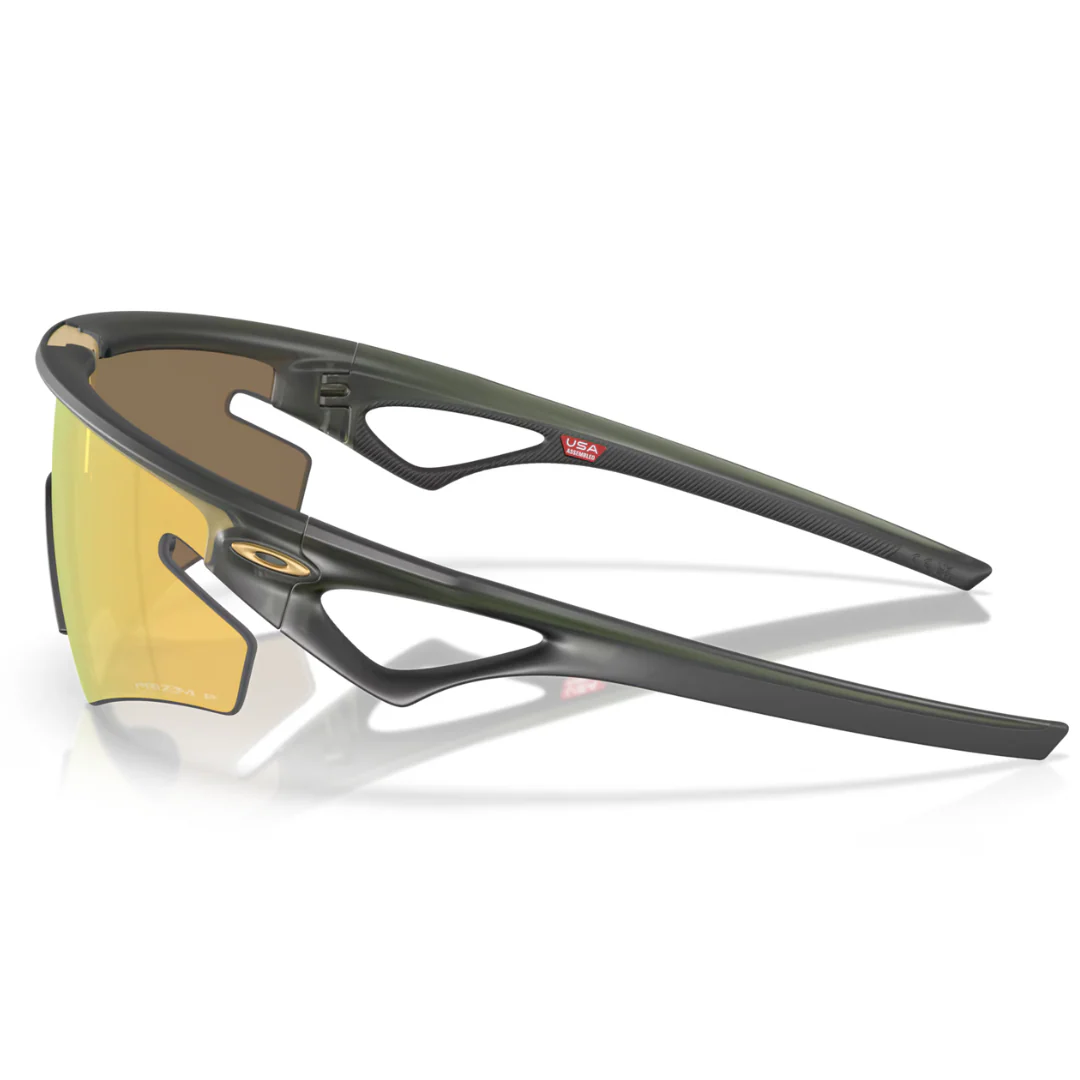 Occhiali Oakley Sphaera Slash - Verde Oliva Opaco / Prizm 24K Polarized - Image 4