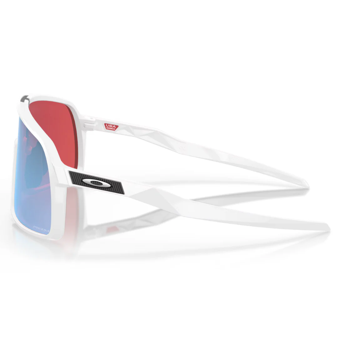 Occhiali Oakley Sutro - Bianco Lucido / Prizm Snow Sapphire - Image 4