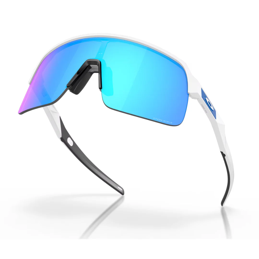 Occhiali Oakley Sutro Lite - Bianco Opaco / Prizm Sapphire - Image 4