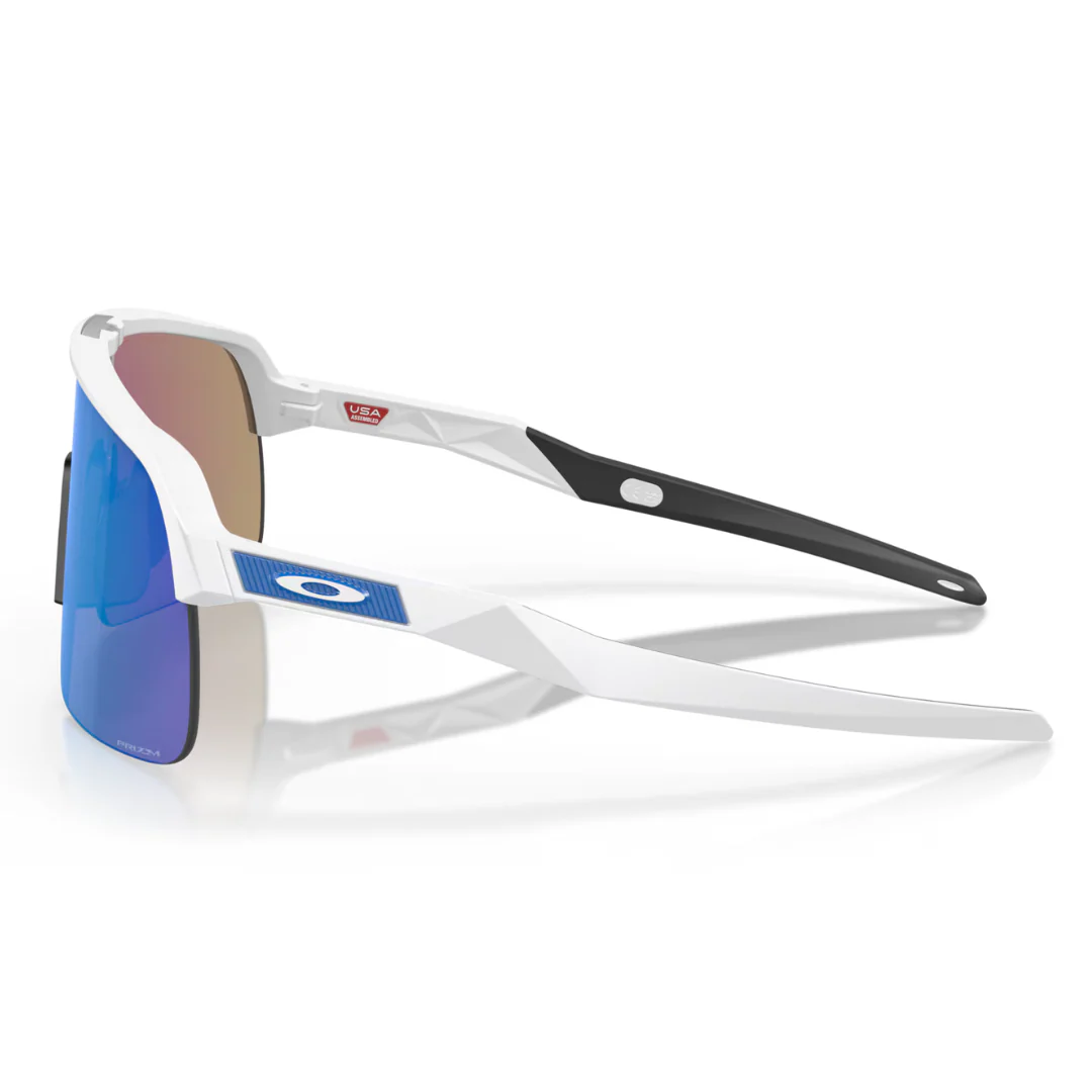 Occhiali Oakley Sutro Lite - Bianco Opaco / Prizm Sapphire - Image 5
