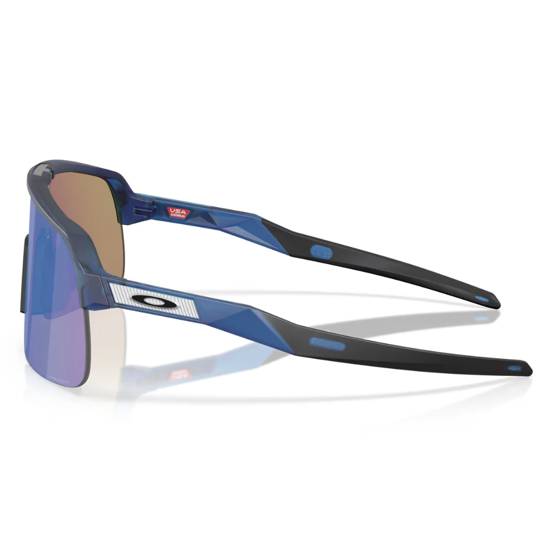 Occhiali Oakley Sutro Lite S - Blu Opaco Trasparente / Prizm Sapphire - Image 4